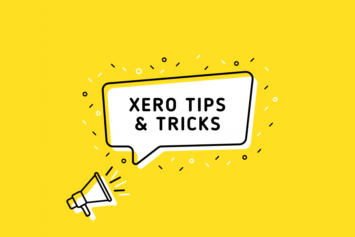 Xero tips and tricks