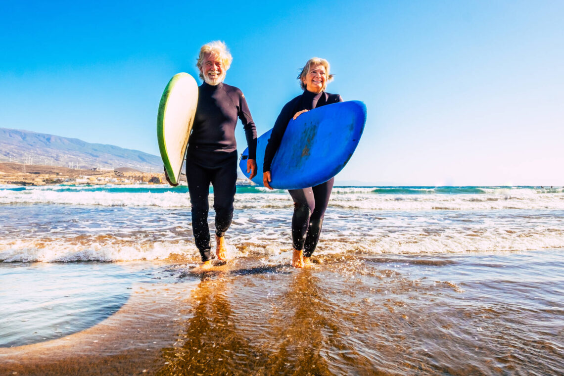 retired couple with a self managed super fund (SMSF)