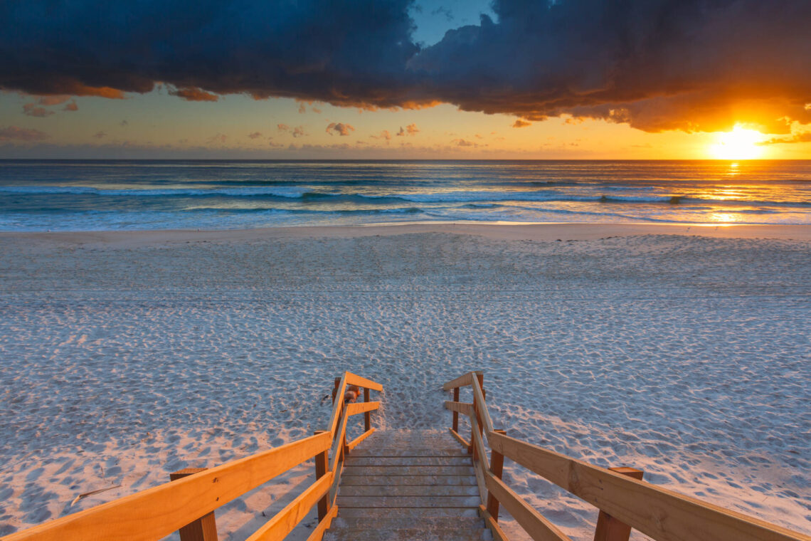 dawn on the gold coast